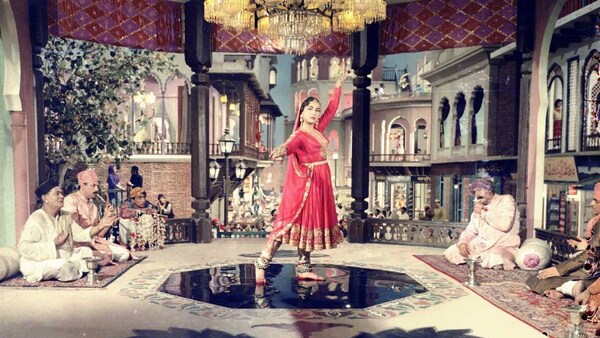 Meena Kumari as Sahibjaan in Kamal Amrohi's Pakeezah.