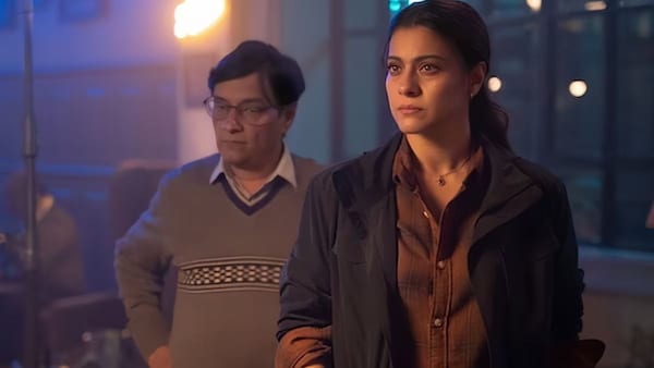 Kajol in a still from Do Patti.