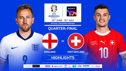 England Defeat Switzerland To Reach SF - Highlights - 6 Jul 2024