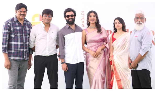 Kranthi Madhav with Chaitanya Rao and his team