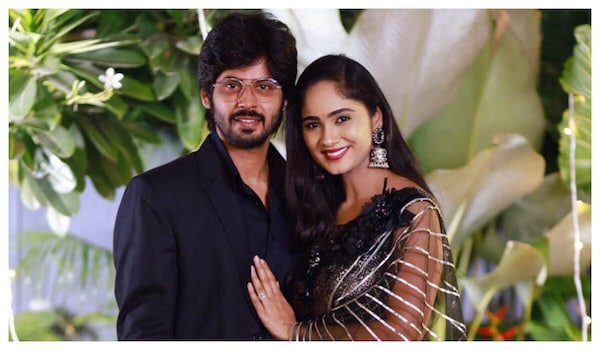Tejaswini Gowda with actor husband Amardeep