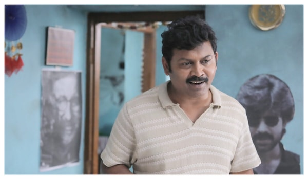 Praveen in a still from Bakasura Restaurant