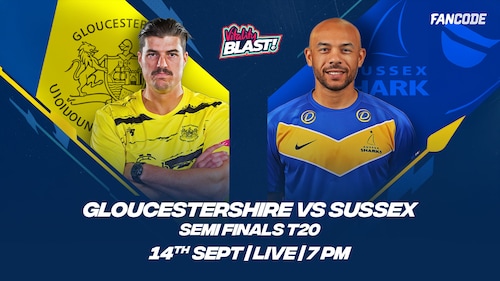 Gloucestershire vs Sussex Sharks - SF - 14 Sep 2024