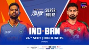 India vs Bangladesh - Super Four - Highlights - 24 Sep 2025