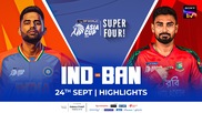 India vs Bangladesh - Super Four - Highlights - 24 Sep 2025