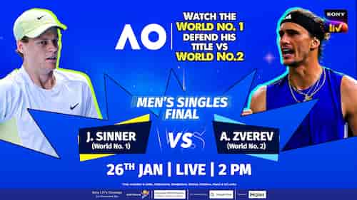 Jannik Sinner vs Alexander Zverev - Final - 26 Jan 2025