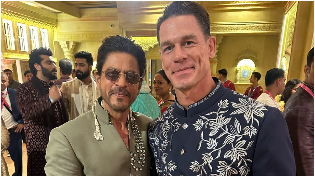Anant Ambani-Radhika Merchant wedding: John Cena tells his story of Shah Rukh Khan magic as he shares a picture with the superstar; Check out