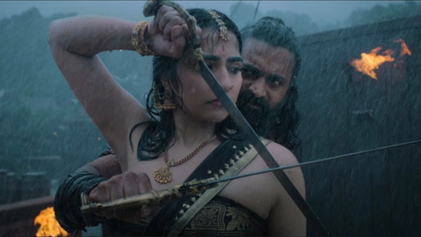 Still from Kantara: Chapter 1.