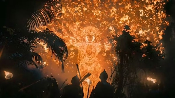 Still from Kantara: Chapter 1.