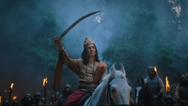 Still from Kantara: Chapter 1.