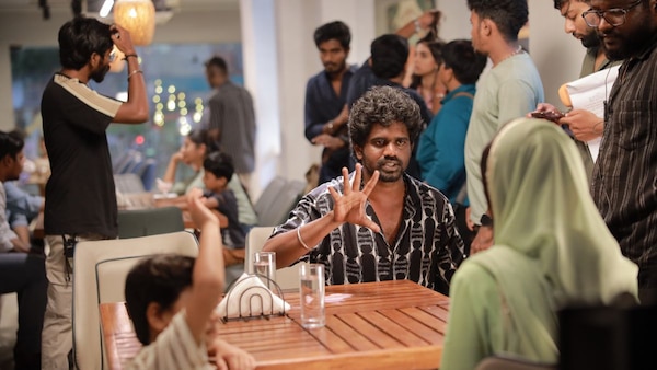 Madhan during the shoot of With Love.