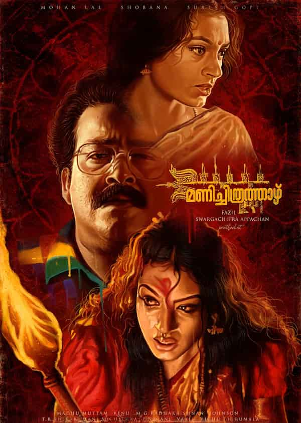 A new fan-made poster of Manichitrathazhu