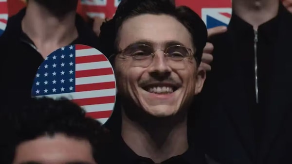 Still from Marty Supreme.