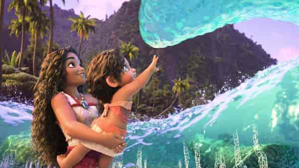 Still from Moana 2.