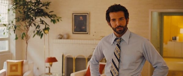 Bradley Cooper in a still from American Hustle