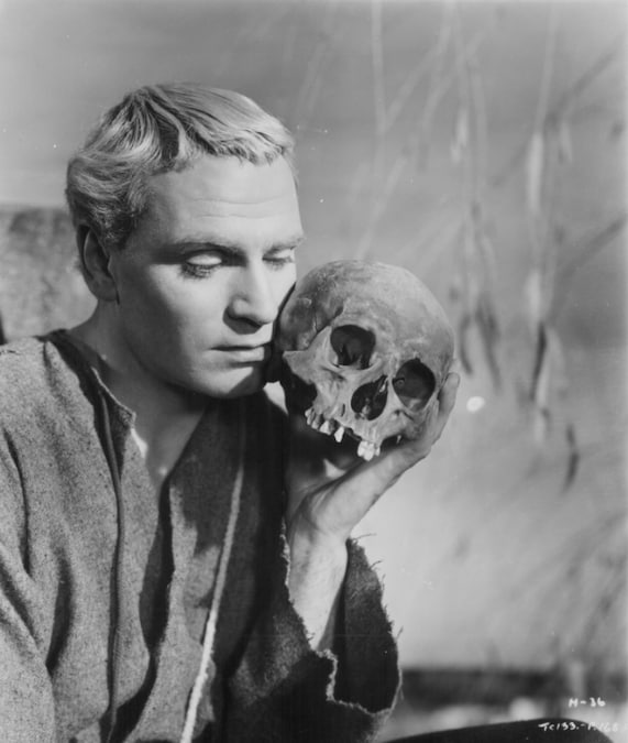 Laurence Olivier was the first actor to receive an Oscar for his portrayal of a Shakespearean character. Which character did he portray on screen?	