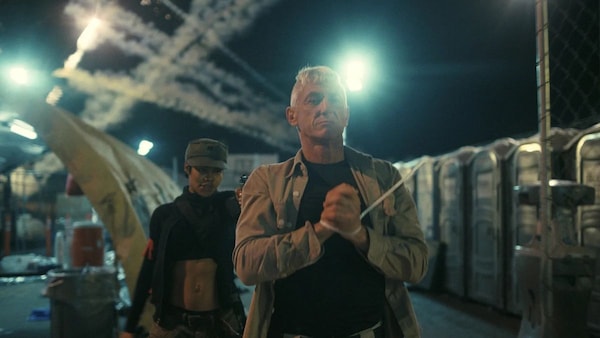 Still from One Battle After Another.