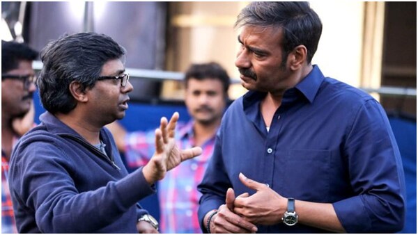 Raj Kumar Gupta and Ajay Devgn On Raid Sets