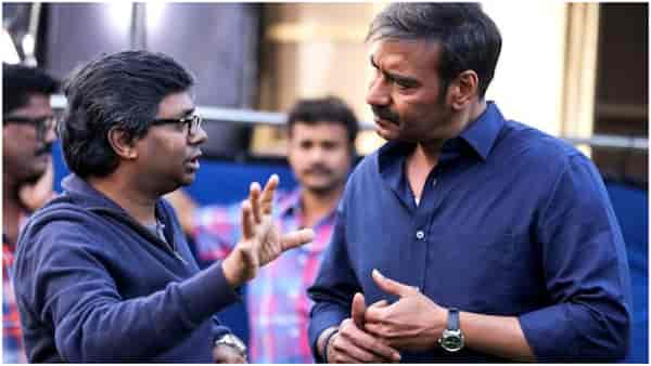 Raj Kumar Gupta and Ajay Devgn On Raid Sets