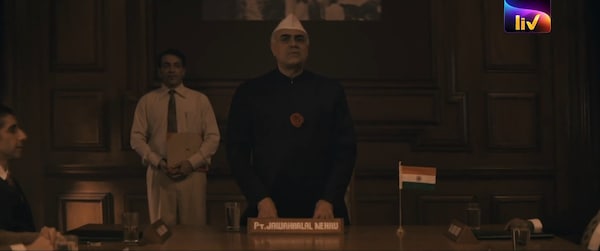 Rajit Kapur in a still from Rocket Boys