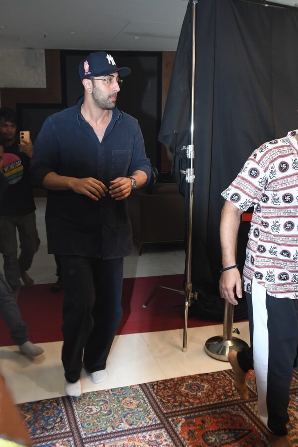 Ranbir Kapoor at T-Series office (Courtesy: Manav Manglani)