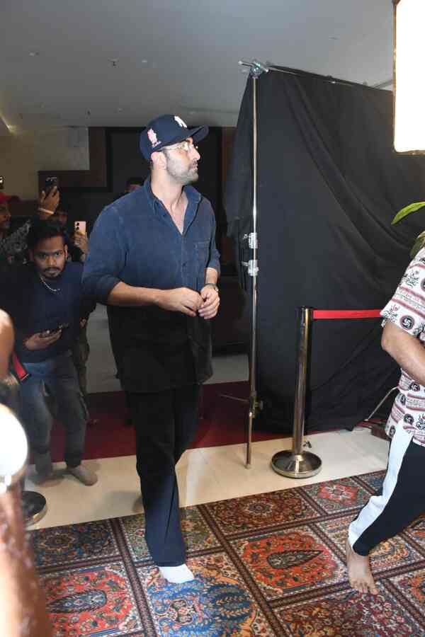 Ranbir Kapoor at T-Series office (Courtesy: Manav Manglani)