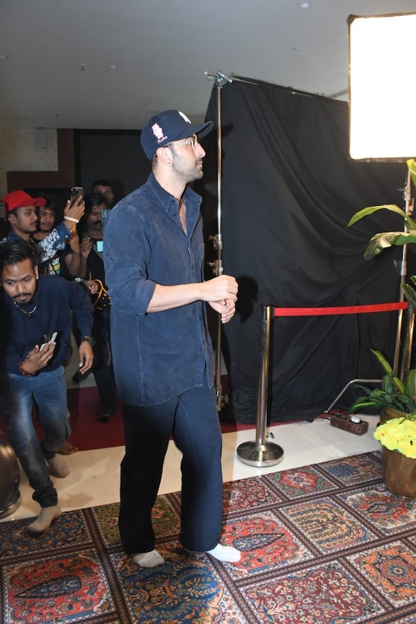 Ranbir Kapoor at T-Series office (Courtesy: Manav Manglani)