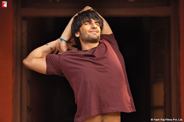 Ranveer Singh in a still from Band Baaja Baaraat