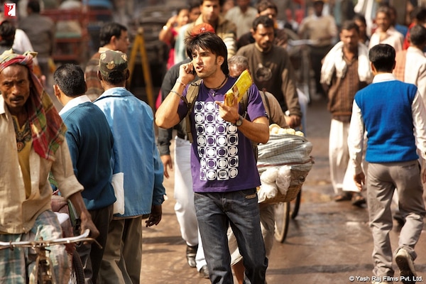 Ranveer Singh in a still from Band Baaja Baaraat