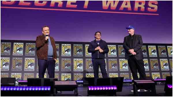 Russo Brothers And Kevin Feige At Comic Con