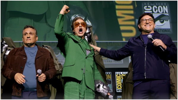 Russo Brothers and Robert Downey Jr