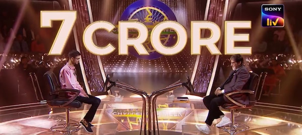 Chander Prakash attempts Rs 7 crore question on KBC 16.