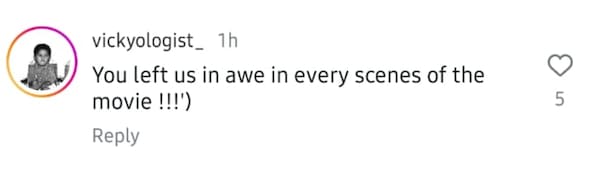 Comment on Vicky Kaushal's post.