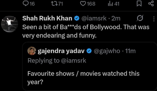 Shah Rukh Khan via X