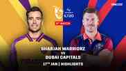 Sharjah Warriorz beat Dubai Capitals by 5 wickets | Match 8