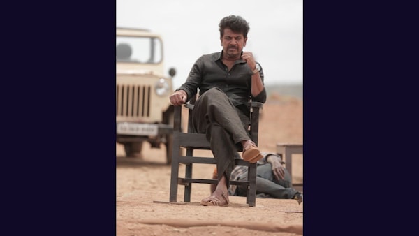 Shiva Rajkumar on sets