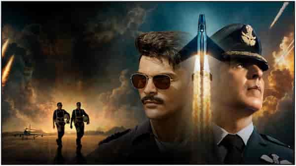 Sky Force Review: A dash of clichés, screaming B Praak and a partly redeeming second half Ft. Akshay Kumar and Veer Pahariya