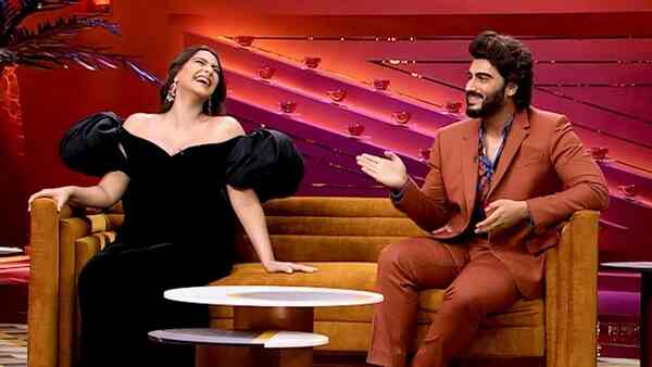 Sonam Kapoor with Arjun Kapoor on Koffee With Karan