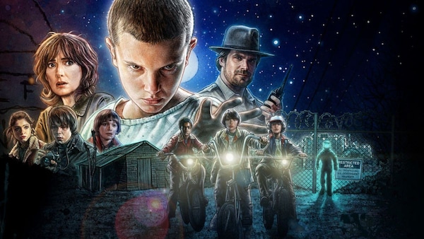 Promo poster for Stranger Things 1.