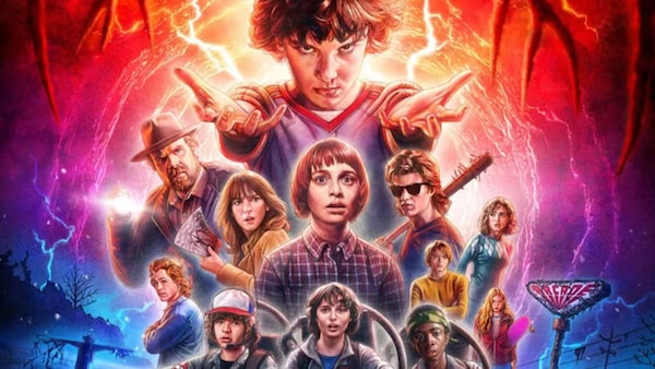 Promo poster for Stranger Things 2.