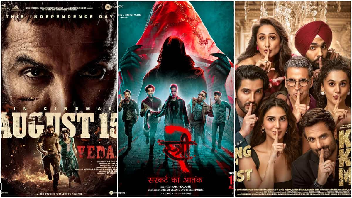 Stree 2 vs Khel Khel Mein vs Vedaa Box Office Clash Day 2: Rajkummar Rao starrer is unstoppable while the rest two struggle