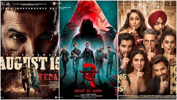 Stree 2 vs Khel Khel Mein vs Vedaa Box Office Clash Day 2: Rajkummar Rao starrer is unstoppable while the rest two struggle