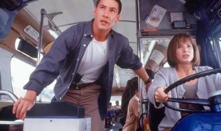 Halle Berry turned down the chance to star alongside Keanu Reeves in which of these films, the role ultimately going to Sandra Bullock?