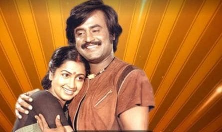 For which of the following films did Rajinikanth receive a Filmfare award?