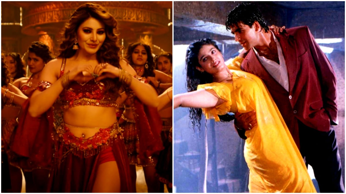 Urvashi Rautela’s Jaat song Touch Kiya accused of copying the iconic Tip Tip Barsa Pani ft. Akshay Kumar and Raveena Tandon by netizens