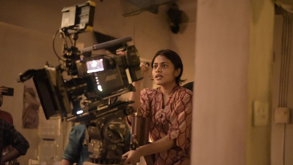 Sivaranjini during the shoot of Victoria.