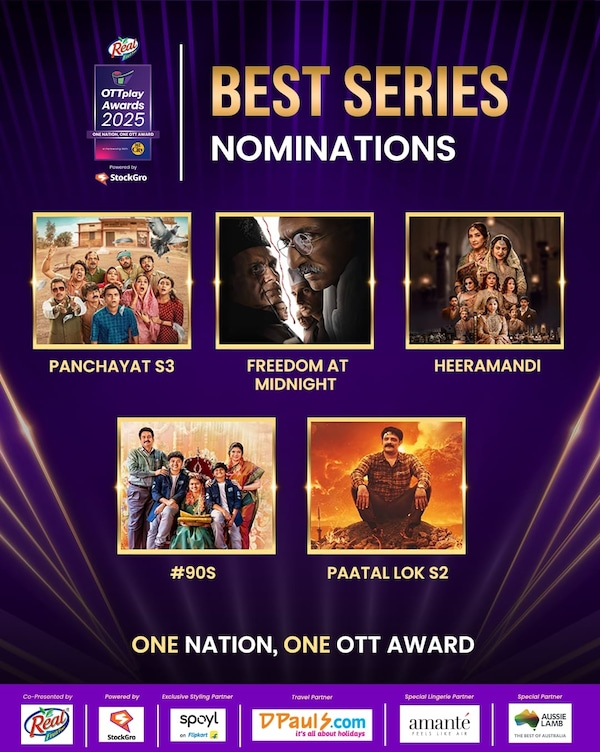 OTTplay Awards 2025 nominations - Best Series