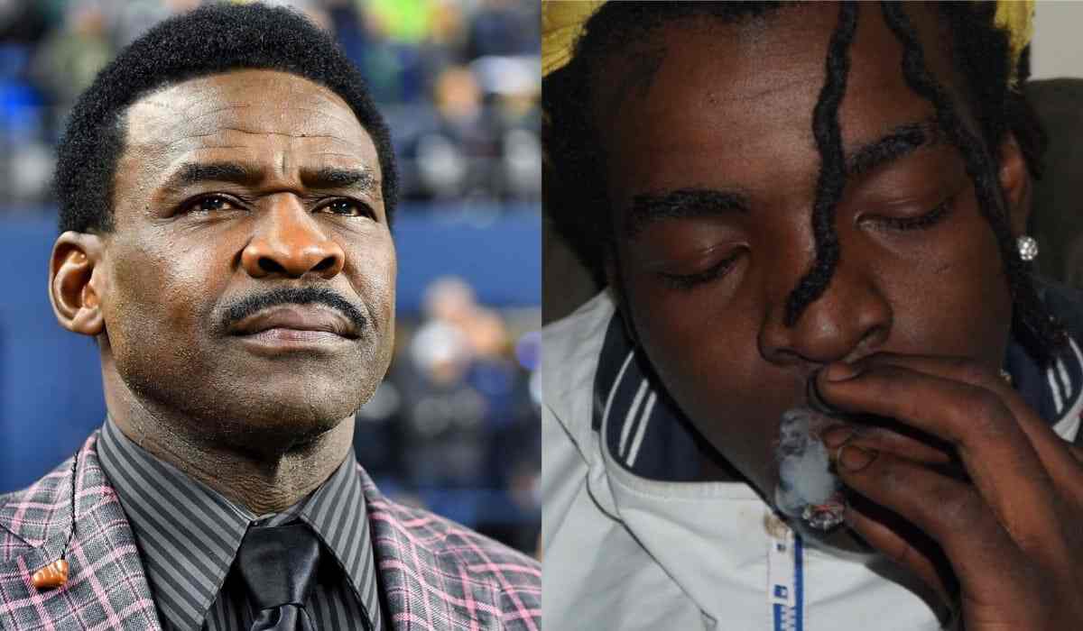 Michael Irvin calls out his son Tut Tarantino for lying in raps on Live TV; sparks wild reaction on the internet