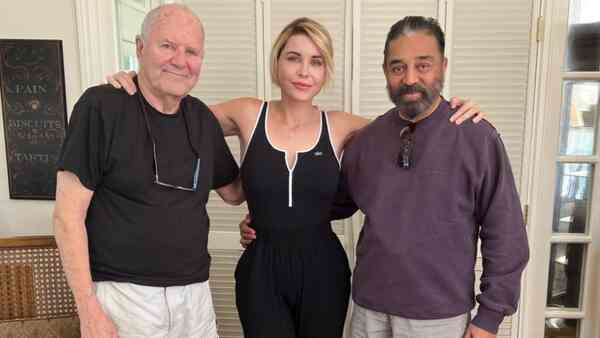 "Watch Vikram," H'wood star McKenzie Westmore says after meeting Kamal Haasan