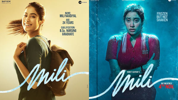 Mili first look: Janhvi Kapoor shows two extremes of her story in new posters